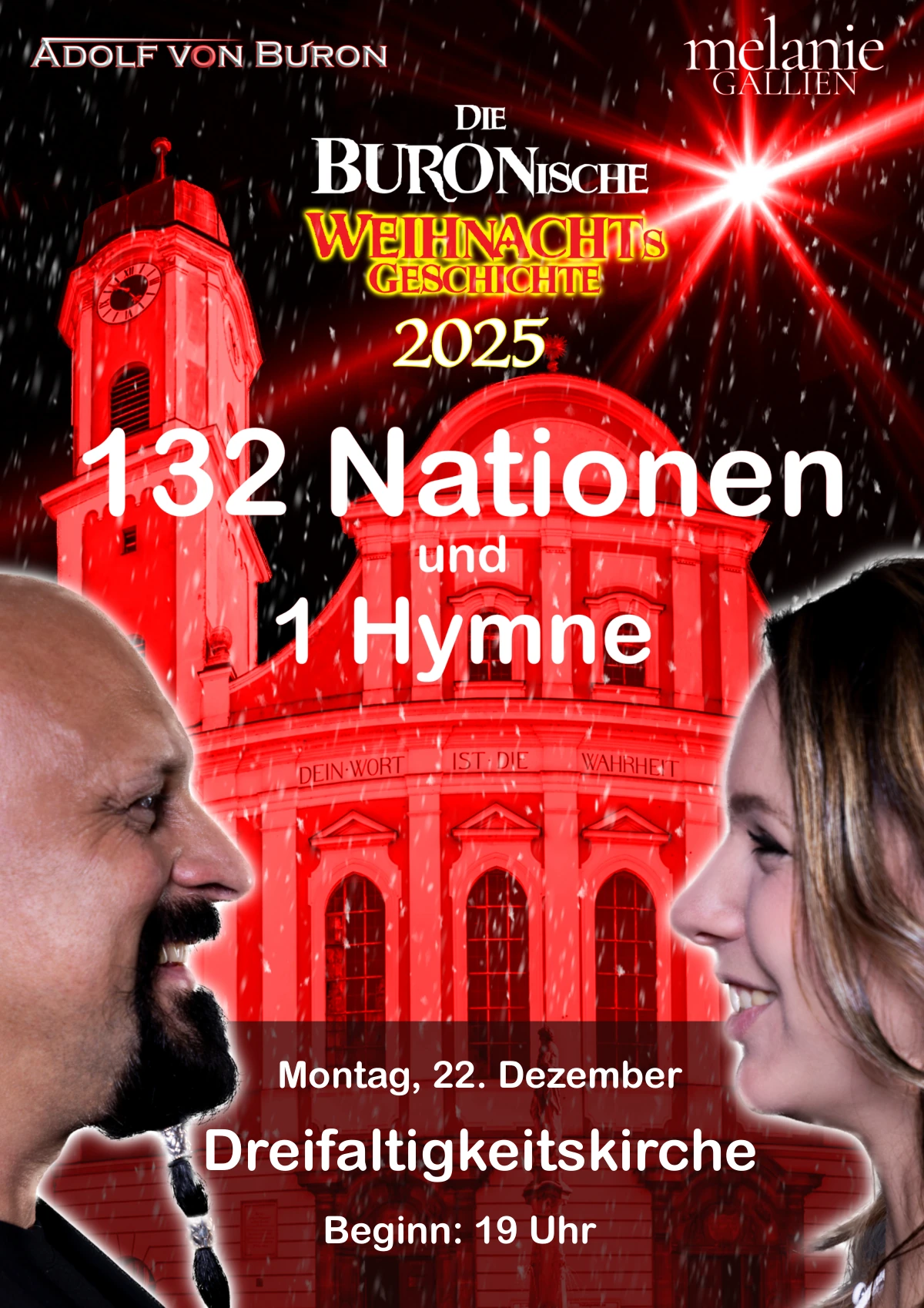 Originalplakat der Weihnachtsgeschichte 2025
