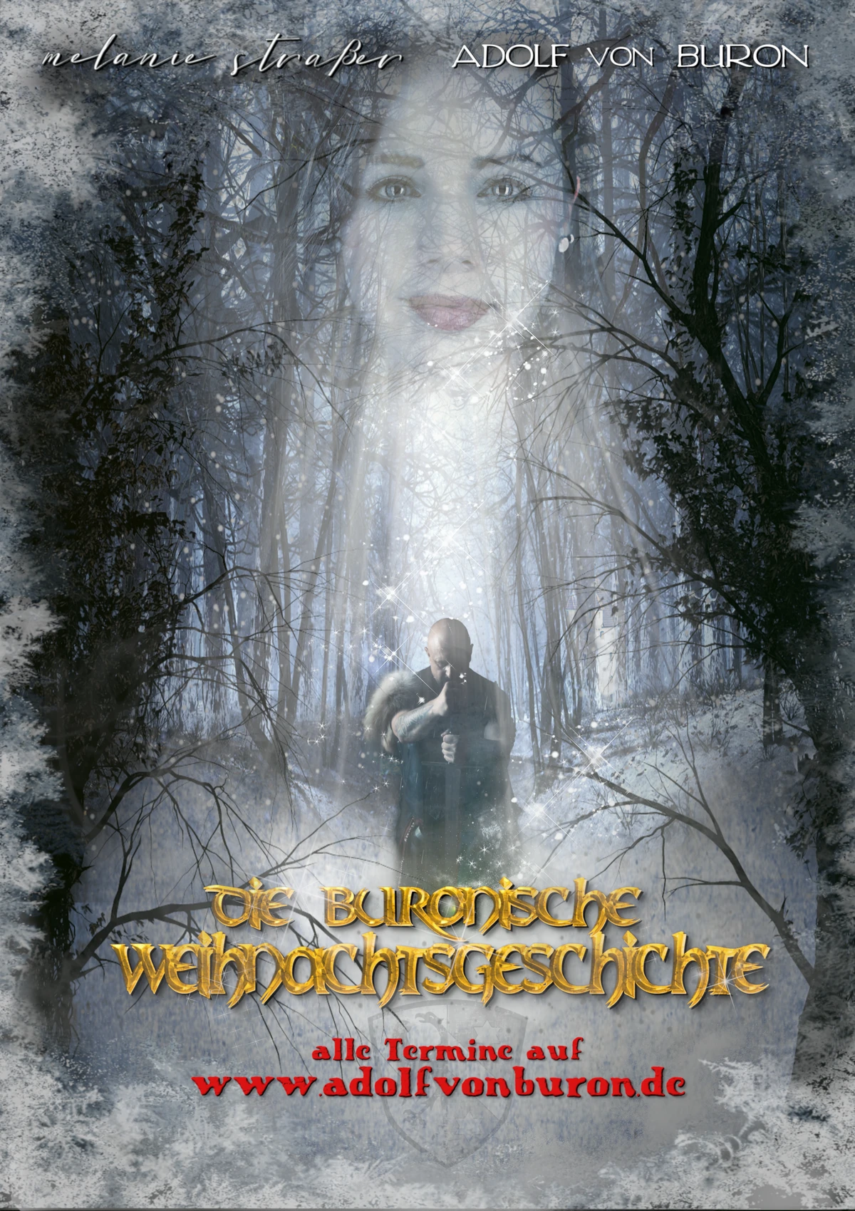Das winterliche Waldmotiv · Buronische Weihnachtsgeschichte