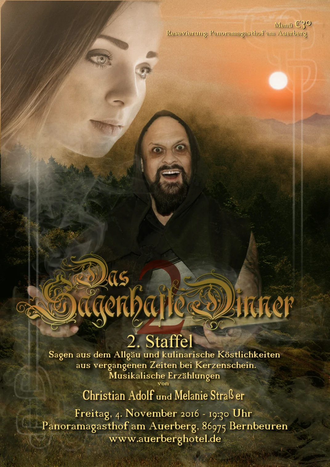Originalplakat: Das Sagenhafte Dinner · 2. Staffel